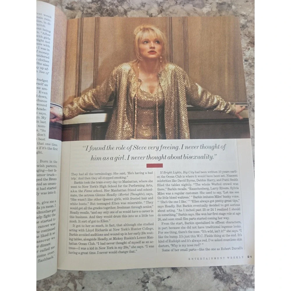 Entertainment Weekly Magazine May 3 1991 No. 64 Ellen Barkin Dallas‎ Last Hurrah